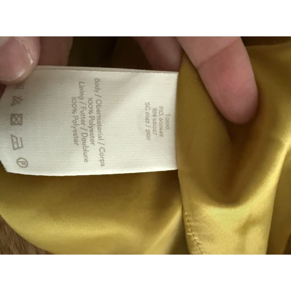 Boden Chartreuse Yellow - Green Midi Pencil Skirt US4 Minimalist Quiet Luxury - Picture 7 of 10